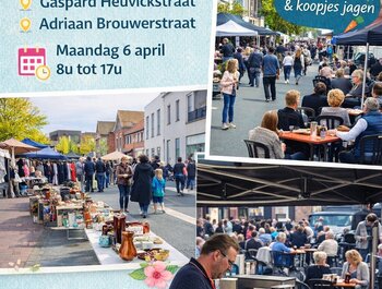 Eerste buiten
rommelmarkt