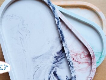 Workshop Interieuritems maken in
marmer-look