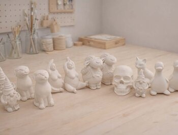 Workshop gips schilderen en
versieren