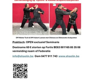 Seminarie drukpunten als
zelfverdediging