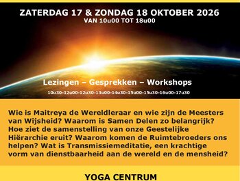 Open Infodagen  :  Een boodschap van Hoop
voor een wereld in verandering