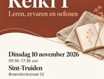 Reiki 1 —
leren, ervaren en oefenen