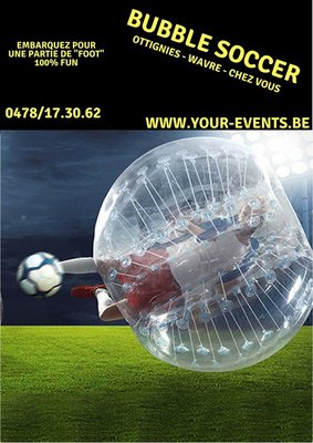 Ontspanning Bubble Soccer kinderen volwassenen