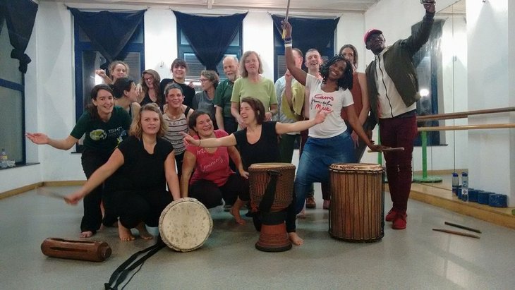 Workshops African percussion class (djemb douns, Guinea)