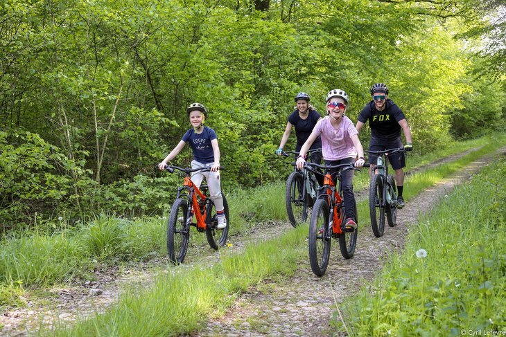 Ontspanning Verhuur elektrische mountainbikes voor volwassenen kinderen Lacs l