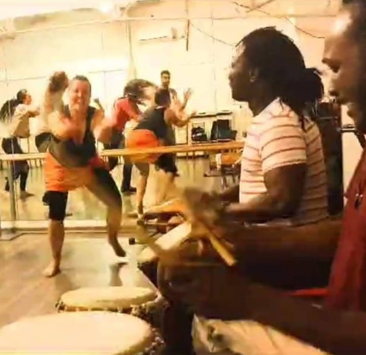 Workshops Afrikaanse dans Gent Ciska Live muziek Moussa, Jojo Sabine