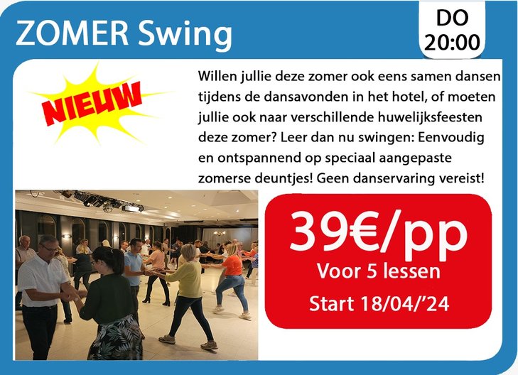 Workshops Zomer Swing