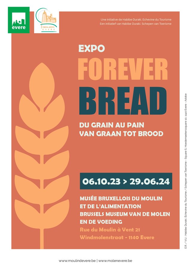 Tentoonstellingen Expo  Forever Bread. graan brood 