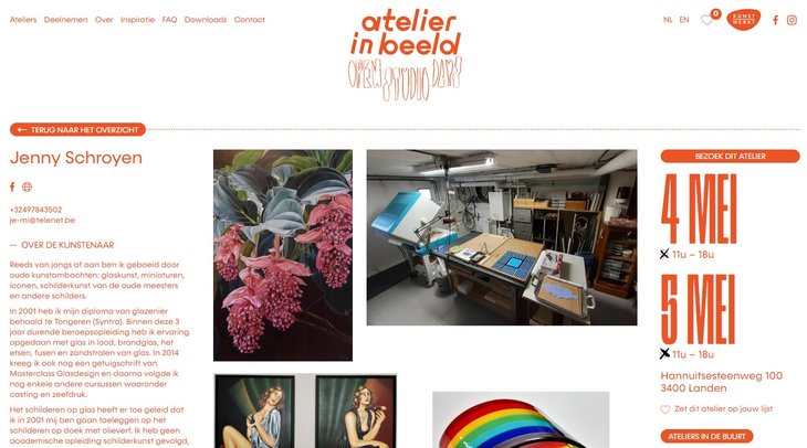 Tentoonstellingen Open Studio Days - Atelier Beeld
