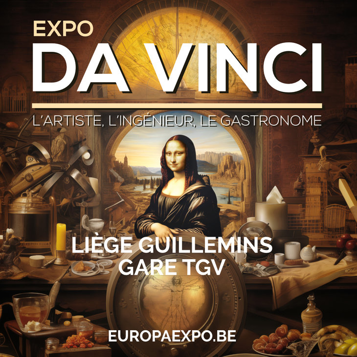 Tentoonstellingen Expo Vinci, kunstenaar, ingenieur, fijnproever