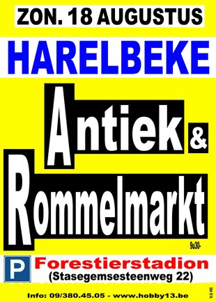  Antiek & Rommelmarkt Harelbeke