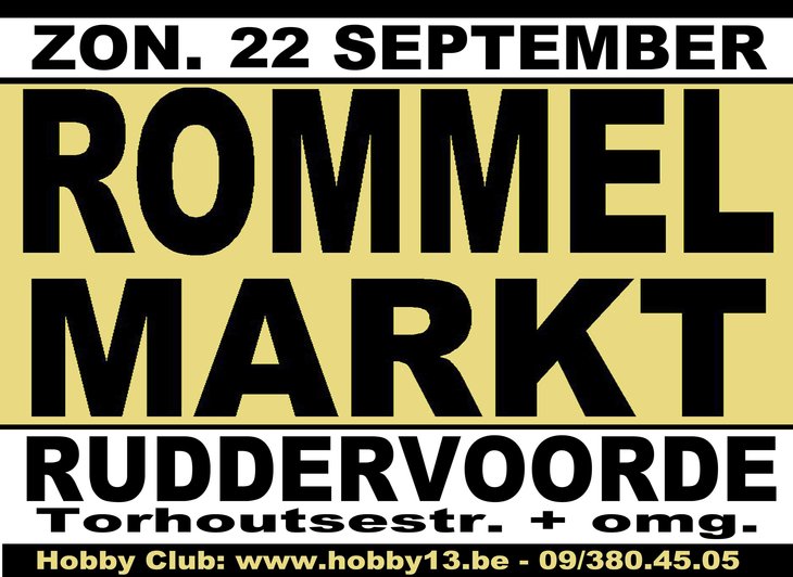  Antiek & Rommelmarkt Ruddervoorde