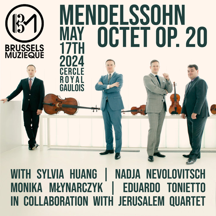 Concerten Mendelssohn String Octet op.8 Brussels Muzieque)