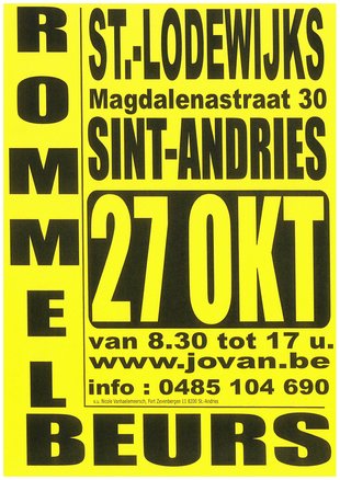  Rommelbeurs Sint-Andries - Sint-Lodewijkscollege - Org. Jovan
