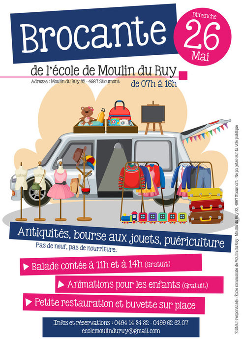  Rommelmarkt de Moulin Ruy-school