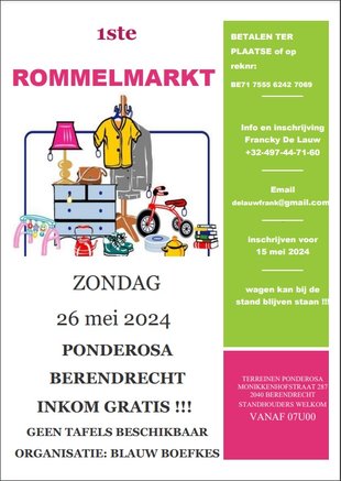  Rommelmarkt Ponderosa Berendrecht