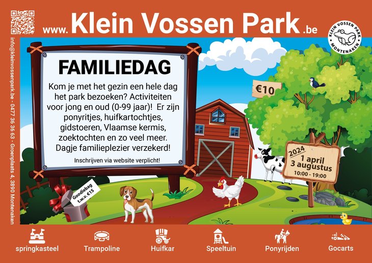 Ontspanning Familiedag kinderboerderij Klein Vossen Park