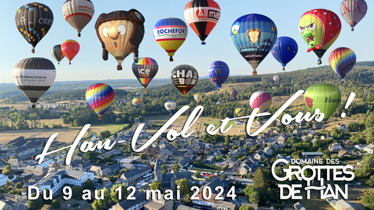 Ontspanning Internationaal luchtballonfestival Han-sur-Lesse