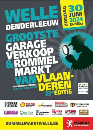  Rommelmarkt Welle - Grootste Garageverkoop Rommelmarkt Vlaanderen