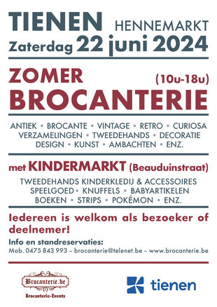  Brocanterie Langste Dag  + Kindermarkt - Tienen