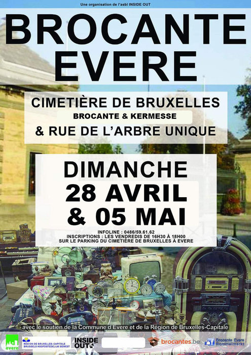  Rommelmarkt Parvis Cimetire Bruxelles - Evere