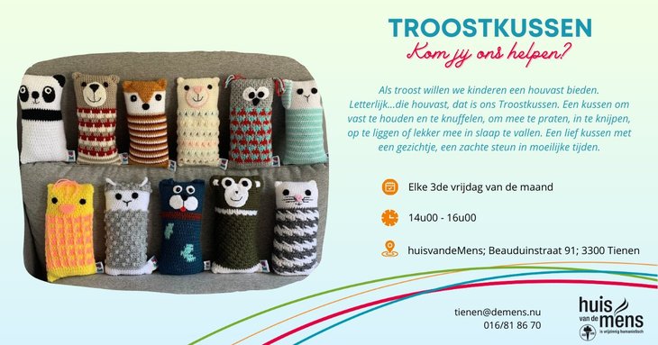Workshops Troostkussen - Haakproject