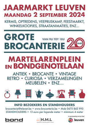  20st Grote Brocanterie de Jaarmarkt - Leuven
