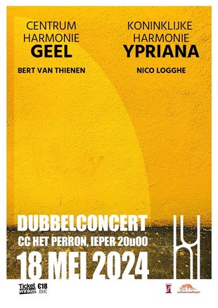Concerten Kh Ypriana: Dubbelconcert Centrumharmonie Geel