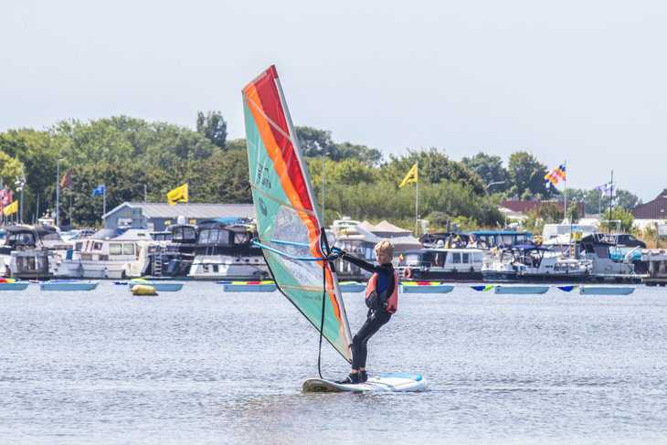 Ontspanning Initiatie windsurfen