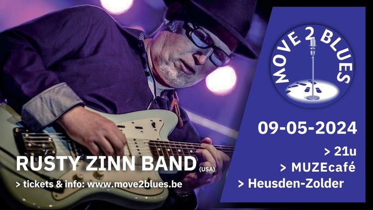 Concerten Rusty Zinn Blues Band (USA/B)