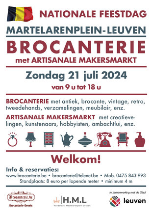  Brocanterie Artisanale Makersmarkt - Leuven