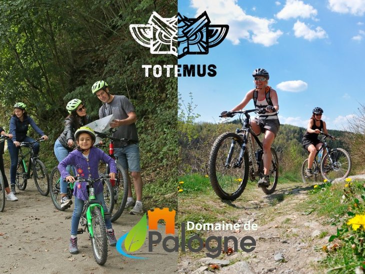 Ontspanning Totemus schattenjacht mountainbike E-mountainbike - Domaine Palogne.