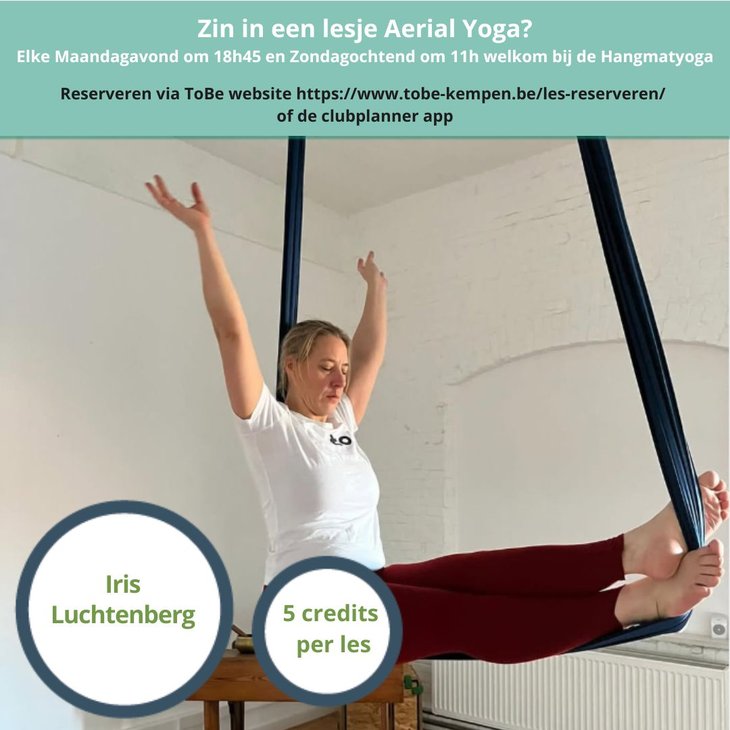 Workshops Aerial Yoga Flow - hangmat yoga