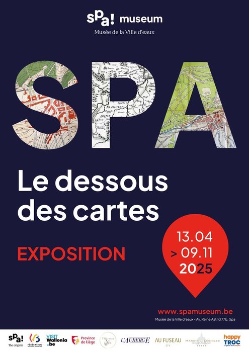 Tentoonstellingen Spa. onderkant de kaarten
