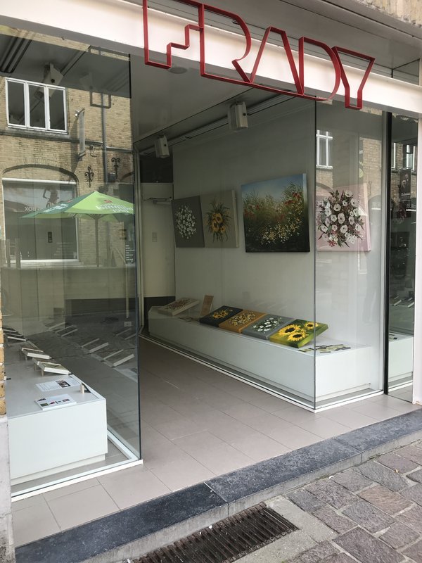 Tentoonstellingen Bloemenschilderijen 3D-reliëftechniek