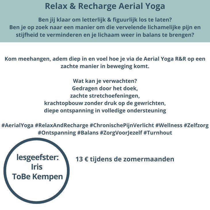 Workshops Aerial Yoga - Recharge & Relax