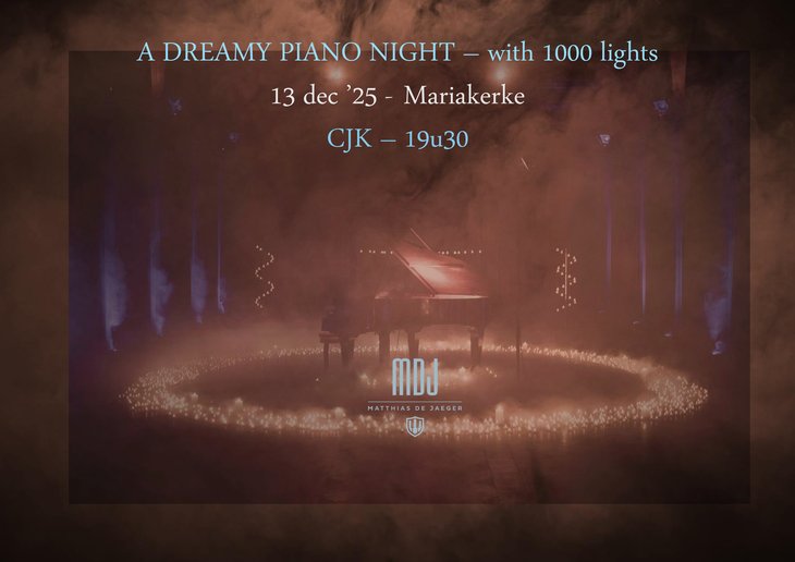 Concerten Dreamy Piano Night - with 1000 lights