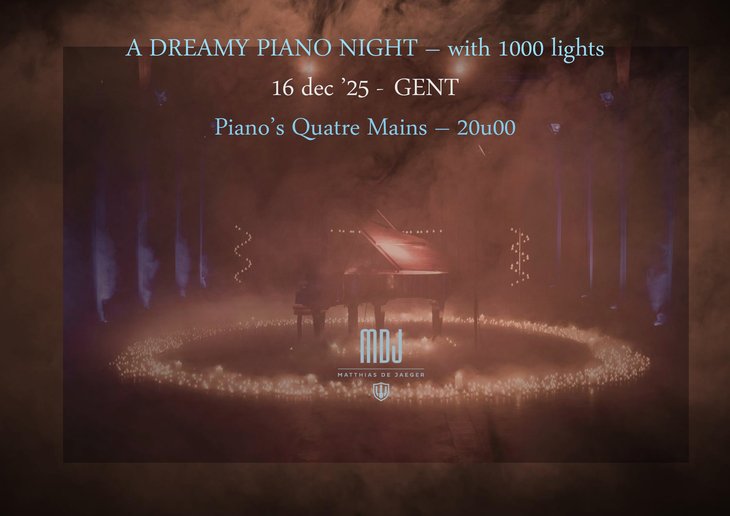 Concerten Dreamy Piano Night - with 1000 lights