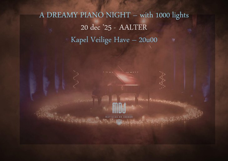 Concerten Dreamy Piano Night - with 1000 lights