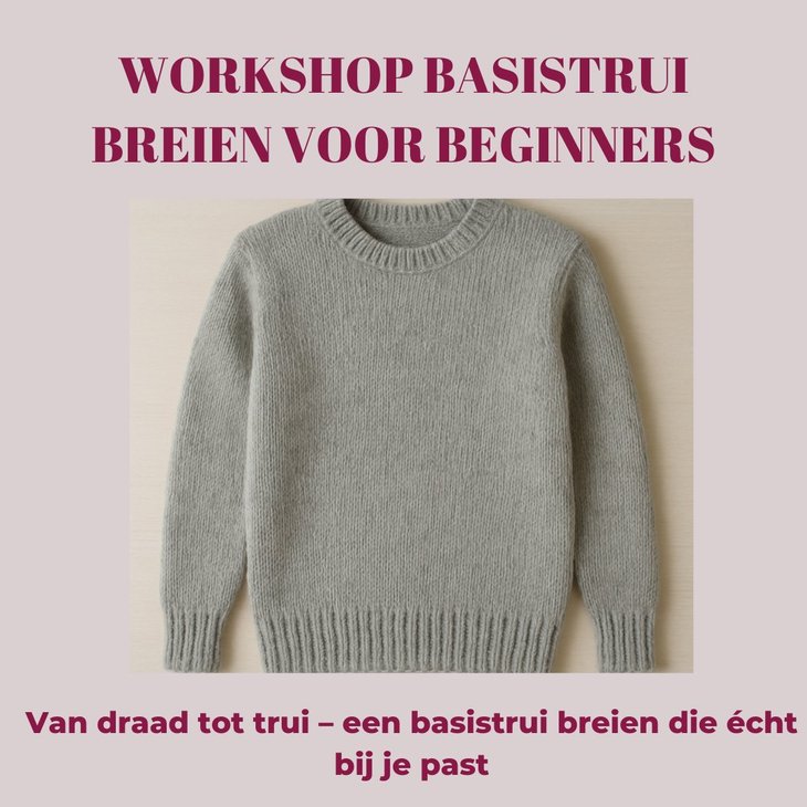 Workshops Workshop Basistrui breien voor beginners