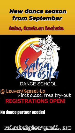 Workshops Zin te dansen? Nieuwe reeksen Salsa, Bachata  starten vanaf beginners