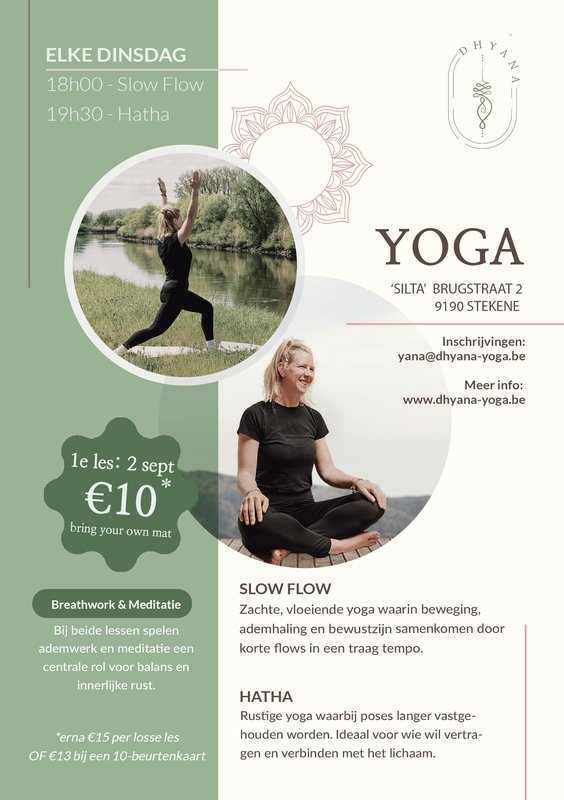 Workshops Hatha Slow flow yogalessen