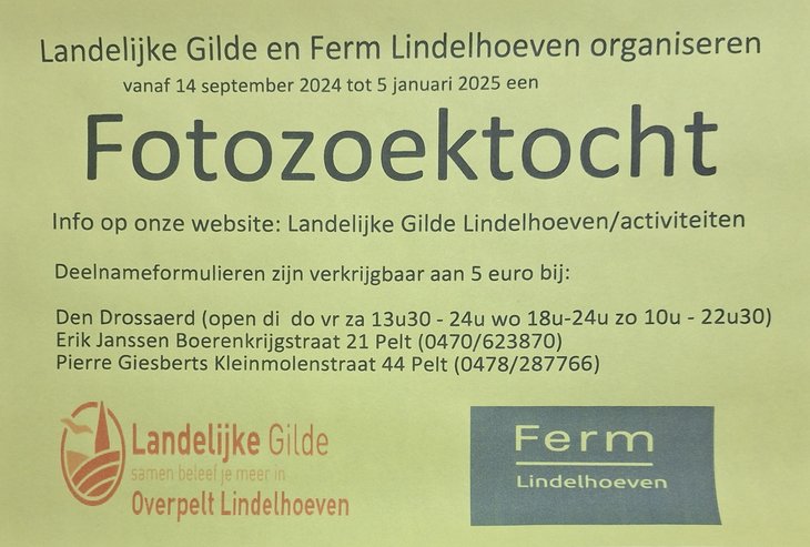 Ontspanning Fotozoektocht