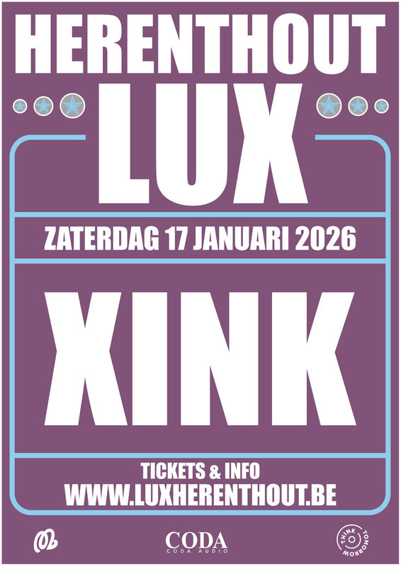 Concerten Zaal Concerts: Xink