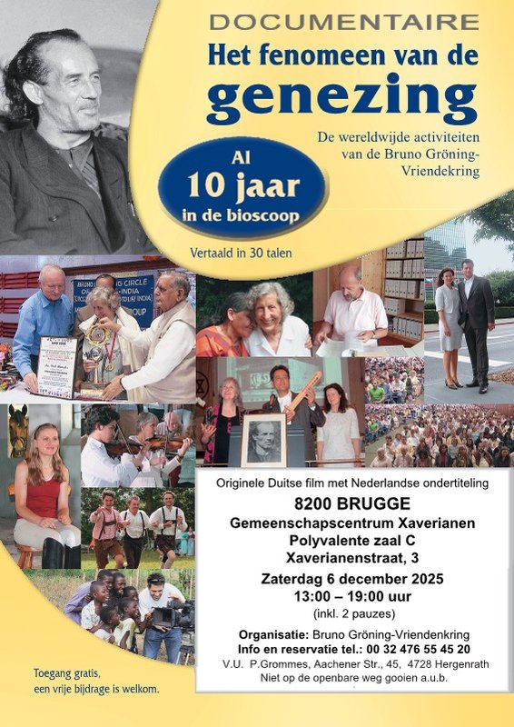 Voorstellingen Documentaire  Het fenomeen de Genezing 