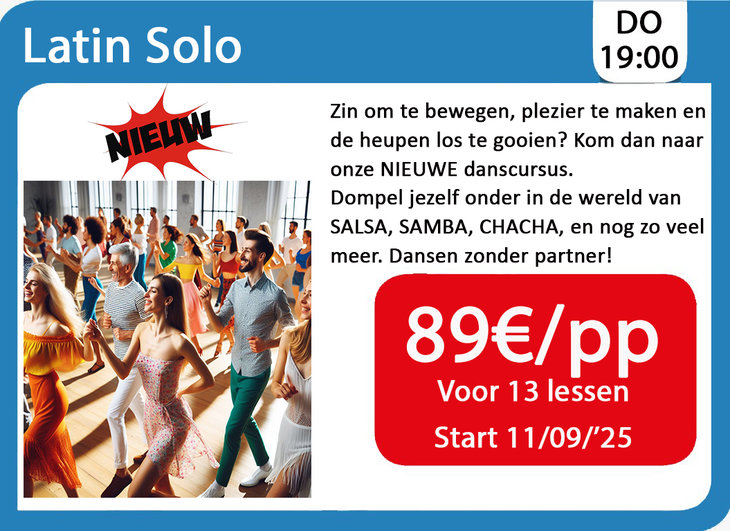 Workshops Latin Solo