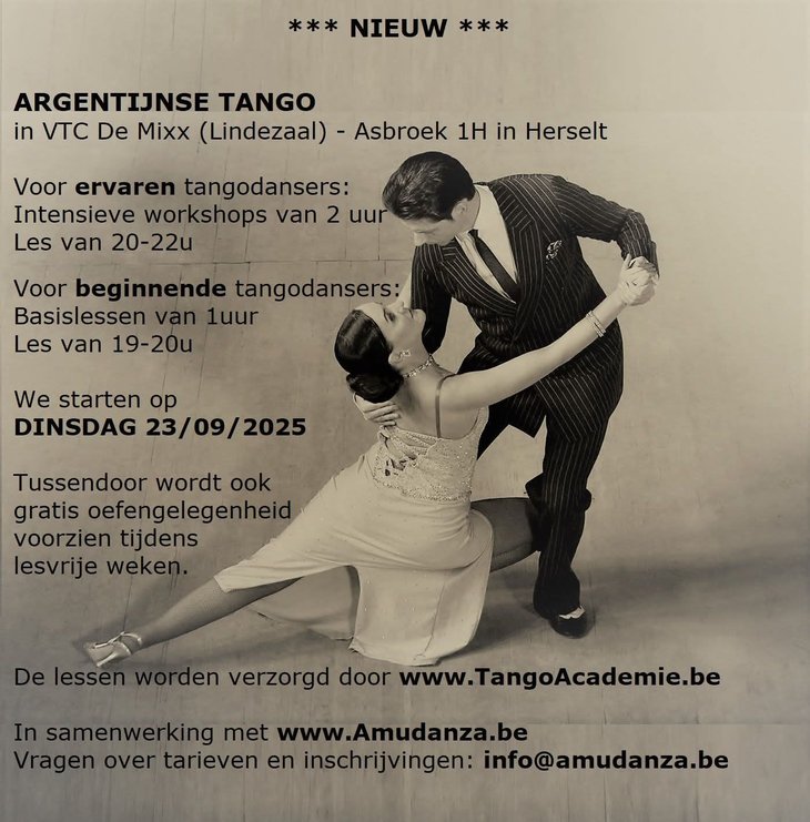 Workshops Argentijnse Tango