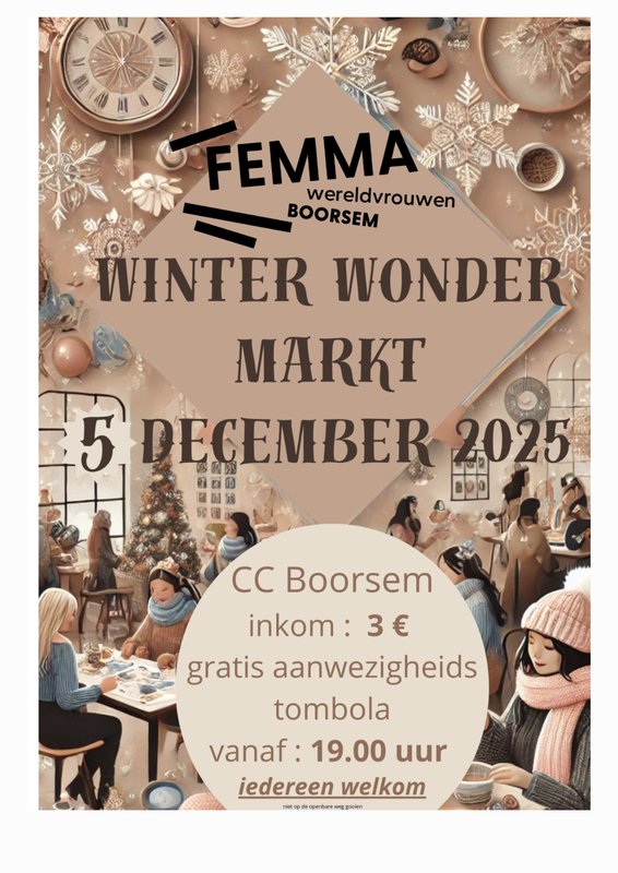 Ontspanning Winter wonder markt
