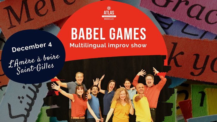 Voorstellingen Babel Games - meertalig improvisatiespektakel