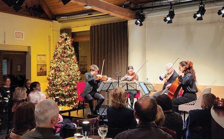 Concerten Suys Strijkkwartet brengt Mozart, Borodin werken Sjostakovitsj.